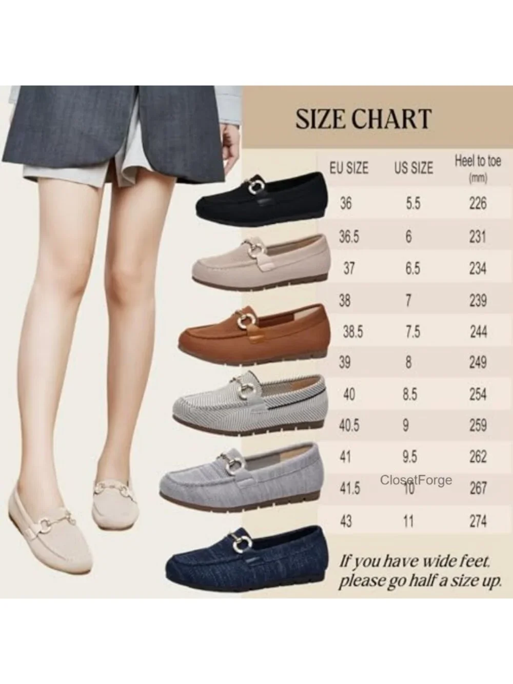 Women's Knit Slip On Loafers – Breathable Mesh Flats w/ Memory Foam Arch Support